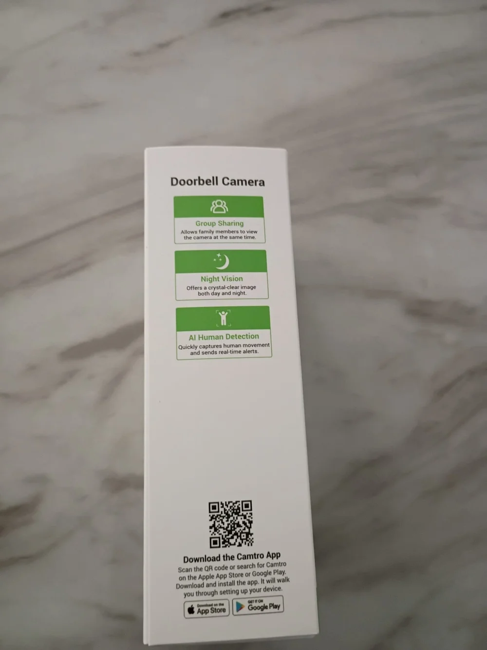Smart Wi-Fi Video Doorbell - Black